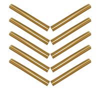Operitacx 10pcs Manicure Pen Protectors Metal Nail Brush Caps with Replaceable Design Zinc Alloy Material for Organization Suitable for Nail Salons and At-home DIY Supplies