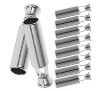 Operitacx 10pcs Metal String Tips Shoelace Ends Tips Zinc Alloy Sturdy Securing by Threading and Pulling Tight User-friendly Design Elegant Finish for Sports Pants and Hats