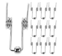 Operitacx 10pcs Metal Torsion Springs for Hair Curling Iron Replacement, Double Torsion Spring Accessories with Consistent Elasticity and Easy Installation, Suitable for Electric Curling