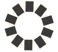 Operitacx 10PCS Mini Message Board Clips Small Chalkboard Note Clips for Photos Memos DIY Wooden Crafts Desktop Document Holder for Home Office Organization