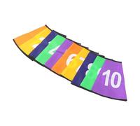 Operitacx 10pcs Number Protector Polyester Fabrics Cover Odorless Environmentally Friendly Training Logo Bucket Sleeve for Outdoor Setting up On-site Boundaries