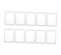 Operitacx 10pcs Plastic Card Protector Sleeves Flip Top Portable Hard Card Protectors Prevents Damage Suitable for Game and Basketball