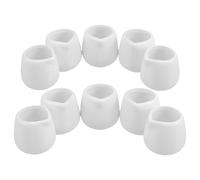 Operitacx 10pcs Porcelain Creamer Jug Small Ceramic Milk Jug Mini Milk Pitcher with Versatile Design and Space Saving Feature for Home Use and Restaurants