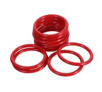 Operitacx 10pcs Red Silicone O Ring Gaskets for Coffee Machines Replacement Parts for Eabi Eam Eca Espresso Maker Piston Seal Easy Installation and Cleaning