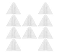 Operitacx 10pcs Safety Sliding Door Locks for Glass and Sliding Closet Doors, Easy Installation Abs Cabinet Locks with Space-Saving Design, Childproof Wardrobe Security Latches for Boys
