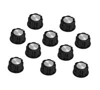 Operitacx 10pcs Screw Type Potentiometer Control Knobs for Electric Guitar Bass Volume Tone Durable Design for Fine Tuned Control and Smooth