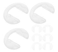 Operitacx 10pcs Silicone Glasses Nose Pads for Flat Optical Frames, Nonslip Eyeglass Nose Pads to Increase Height and Prevent Slipping, Comfortable Glasses Bridge Support for Daily Use