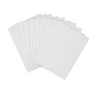 Operitacx 10pcs Silver Glitter Cardstock Heavyweight DIY Craft Paper for Scrapbooking Greeting Cards Stencils Sparkly One Sided Sparkling Paper for Decorative Projects