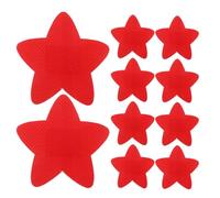 Operitacx 10pcs Star Design Bandages Cartoon Portable Easy to Apply Waterproof Breathable PVC Material for Outdoor Activities and School Use, Cute Fun Style