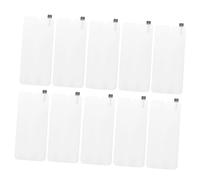 Operitacx 10PCS Tempered Glass Screen Protector Clear High Transparency Scratch Fingerprint Film with Responsive Touch and