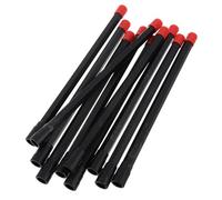Operitacx 10pcs Tire Valve Extension Rods 4.9 Inch Plastic Valve Stem Extensions with Universal Compatibility for Tire Inflation and Maintenance, Portable Black Tubes for Car, Motorcycle,