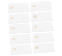 Operitacx 10pcs White PVC Access Control Cards with Chip High-performance Smart Ic Door Entry Cards Security for Company School Community Systems