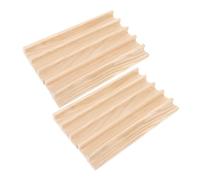 Operitacx 10PCS Wooden English Letters Display Stand Natural Wood Color Alphabet Rack for DIY Crafts Decor Educational for Spelling and Learning Activities