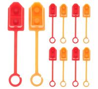 Operitacx 10pcs Xt60 Plug Protector Covers, Plastic Plug Accessories for Protecting Ports from Short Circuits and Liquids, Dustproof Caps Suitable for Lipo Battery Rc Models