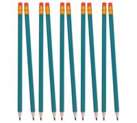 Operitacx 12 Pcs Pre-Sharpened Erasable Red Checking Pencils with Erasers - HB Drafting Pencils for Grading, Testing, Map Marking & School Office Use