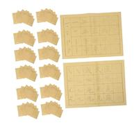 Operitacx 120pcs Chinese Calligraphy Practice Paper with Kai Script Stroke Guides for Beginners Hand Control Training Sheets for Brush Writing Calligraphy Tracing Paper for Home and