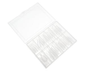 Operitacx 120pcs Extension Gel Nail Form False Nail Tips Abs Environmental Friendly Extension for Beginners in Art at Home with Storage Box