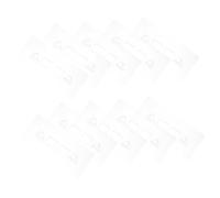 Operitacx 12pcs Adhesive Shelf Brackets Heavy Duty No Drill Support for Floating Shelves Durable Wall Brackets for Cabinets Bookcases Easy Installation Space Saving