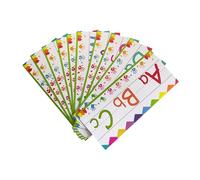Operitacx 12pcs Alphanumeric Card Abc Learning Flash Card Flashcards for Alphabet Abc Flash Alphabet Kindergarten Letter Wall Decor Wall Strip Paper