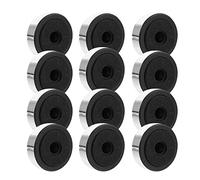 Operitacx 12pcs Amplifier Pad Feet Shock Absorption Damping for Audio Speakers Non Slip and Wear Resistant Base Pads for Enhanced Sound Clarity and Vibration Control