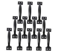 Operitacx 12pcs Black Bow Handle Vintage Door and Drawer Pulls Rustproof Handles for Kitchen Cabinets Wardrobes Furniture with Smooth Grip