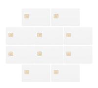 Operitacx 12pcs Blank Ic Cards White Cards Chip Memory for Access Control System Reusable Programmable
