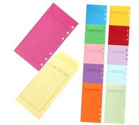 Operitacx 12Pcs Cash Budget Envelopes for Cash Budgeting and Money Saving Lightweight Paper Envelopes for Home Office School Expense Tracking and Financial Goal Management