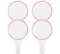 Operitacx 12pcs Dry Erase Scoreboard, Double Sided Answer Paddle Scoring Board, Quick Response Score Paddles White Board for Kids Students Teacher Classroom Voting Bidding Answers