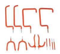 Operitacx 12Pcs Heavy Duty Screw Hooks Durable Garage Storage Organizer for Wall and Ceiling for Tools Equipment and Bulky Items Practical and Safe Installation