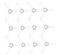 Operitacx 12Pcs Lampshade Spring Brackets Metal Lamp Holder Spring Buckles for DIY Lighting Accessories Stable Support for Ceiling Lights Table Lamps and Pendant Shades