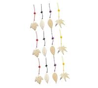 Operitacx 12pcs Maple Decorations Metal Leaf Bookmarks Leaf Book Markers Chinese Knotting for Writers