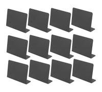 Operitacx 12pcs Mini Writing Price Boards Blackboards Reusable PVC Chalkboard Signs for Messages Table Display Cafe Wedding Office Memo Desktop Decor