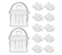 Operitacx 12pcs PVC Type-c Dust Plug Covers Reusable Small Charging Port Protectors Anti-grime Barrier Compatible with Usb-c Mobile Devices