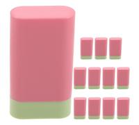 Operitacx 12pcs Refillable Blush Stick Tubes 20g Plastic Empty Ch alm Containers Deep Pink Reusable Cosmetic Cream Tubes for Lip and Body Care Travel Use