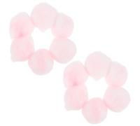 Operitacx 12pcs Reusable Pink Cotton and Wax for Women, Waterproof Noise Reduction for Sleeping and Showering, Portable Hearing Protection for Adults