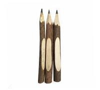 Operitacx 13cm Long Natural Bark Pencils 15pcs Set Woodland Twigs Pencils for Boys and Girls Boyscouts Craft Projects
