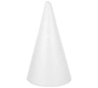 Operitacx 14.15inch Polystyrene Foam Cones for Crafts, White Cone Shaped Foam, DIY Art Projects, Handmade Gnomes, Trees, Floral Arrangements, Party Centerpieces Holiday Decorations