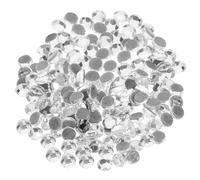 Operitacx 1440pcs Hot Melt Glass Rhinestones Flat Back Rhinestones for Crafts Clothes Shoes DIY High Temperature Resistant Glass Gems for Decoration