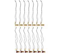 Operitacx 14pcs African Drum Pendant Necklace Set for Women Featuring Unique Wooden and Leather Materials, Stylish Musical Instrument Designed Neck Adornment for Beach and Dancing Parties