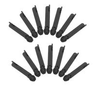 Operitacx 14pcs Double Explosion Zipper Pull Replacement Tabs for Luggage Suitcase Detachable Black Zipper Slider Repair Kit for Jackets Backpacks Boots Coats and Tents