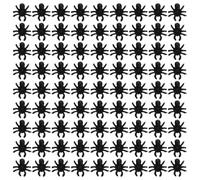 Operitacx 150pcs Halloween Nail Charms Set with 3d Designed Black Resin Animal and Spider Shapes, Realistic Finish Manicure Ornament for Holiday Season Carnivals and Dark Retro Style