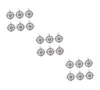 Operitacx 150pcs Polished Graduation Charm Compass Shape Pendants for Diy Jewelry Necklace Bracelet Accessory
