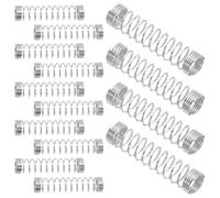 Operitacx 150pcs Stainless Steel Pen Springs Compression Spring Replacement with Reliable Bounce Back Force and Heavy Duty Durability for Ballpoint Pens, for Back to School Decor and Office
