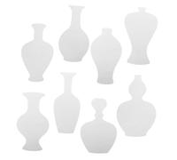 Operitacx 16pcs Painting Stencils Chinese Vase Shape Creative Templates for Crafting DIY Art Projects Family Bonding Traditional Porcelain Style for Boys
