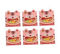 Operitacx 18 pcs Small Red Money Envelopes for Chinese Year Paper for Spring Festival Birthday Wedding Traditional Holder