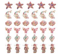 Operitacx 180pcs Quality Resin Charms Charms Slices for Crafts Ocean Decor Jewelry Making Supplies