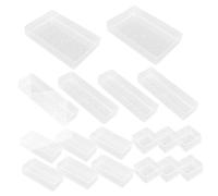 Operitacx 18pcs Clear Drawer Organizers Stackable Acrylic Storage Bins for Office Bathroom and Bedroom Transparent Containers for Efficient Organization and Versatile Use