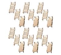 Operitacx 18Pcs Mini Wooden Sleigh Ornaments Unfinished Christmas Tree Hanging Decor DIY Crafts Wedding Party Decoration Durable Wood Pendants
