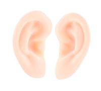 Operitacx 1Pair Mini Doll Ears Replacement Parts of Plastic Fake Ears for Crafts Doll Making for Customizing Dolls with Detailing and Craftsmanship
