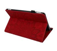 Operitacx 1pc Durable PU Tablet Case for Fire Shockproof Scratch Protection Vintage Embossed Design Lightweight Carrying Case for Everyday Use